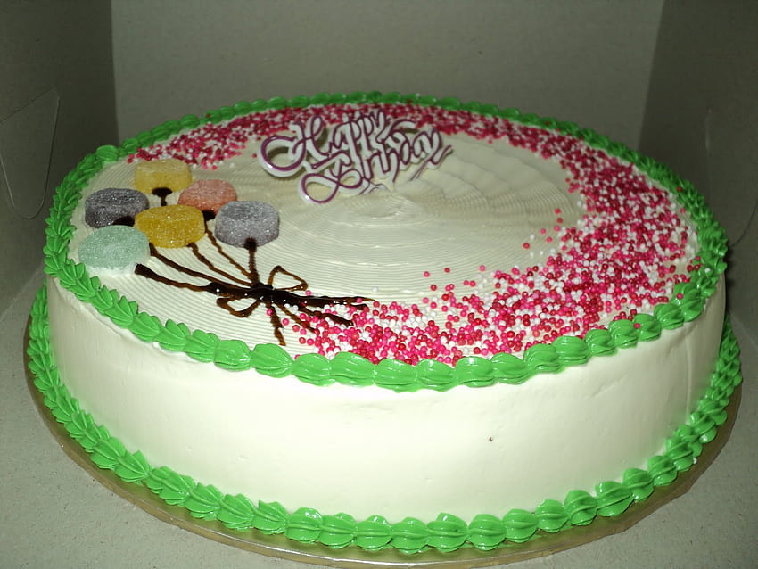 Birtay-Kuchen, süß, birtay, Anlass, cremig HD-Hintergrundbild