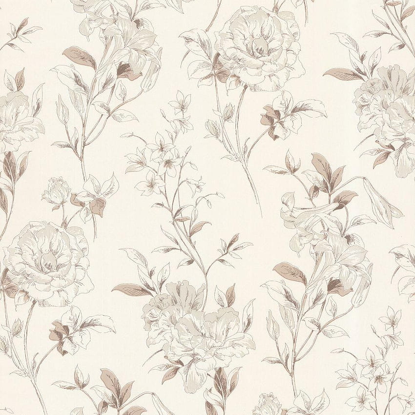 VI COLLECTIONS Rose Flower Damask in Beige Background Elegant Look Self  Adhesive Wallpaper 200 cm by 45 cm  Amazonin Home Improvement