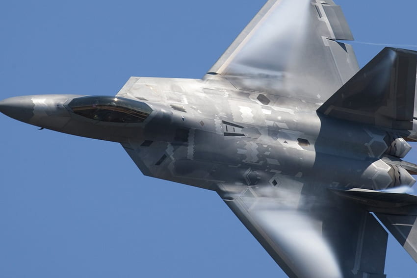 HI-RES F-22, military, force, firepower, jet, aircraft, wing, air, plane, fighter HD wallpaper