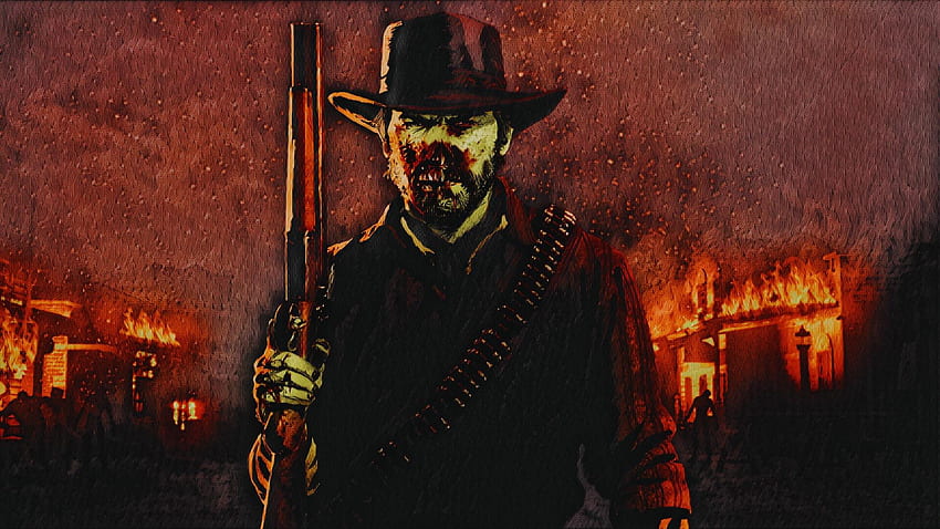 Spent all night making this Undead Nightmare fanart. I have faith: reddeadredemption HD wallpaper