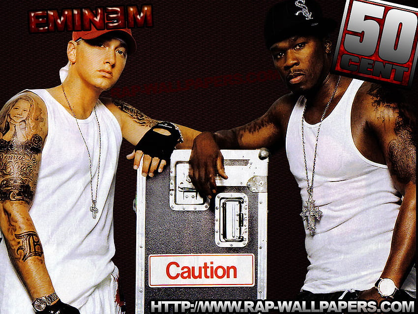 Eminem And 50 Cent, 2Pac and Eminem HD wallpaper