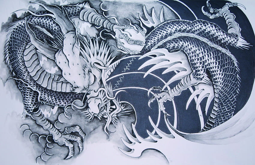 Designs chinese dragon tattoo HD wallpapers | Pxfuel