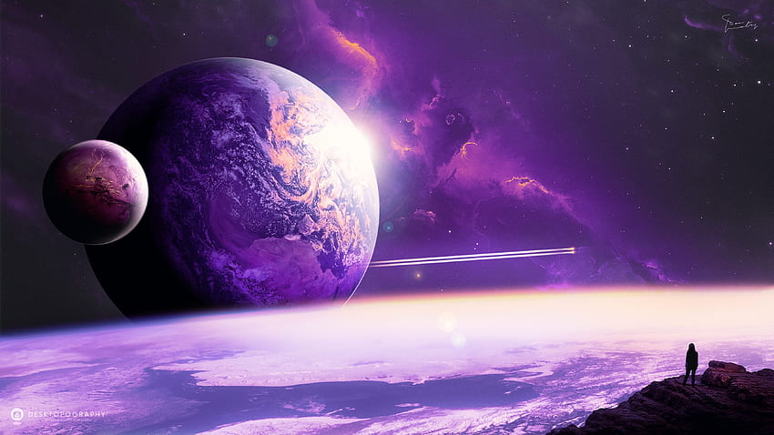 Waiting for Inspiration, space, planets, 3d, galaxy HD wallpaper | Pxfuel