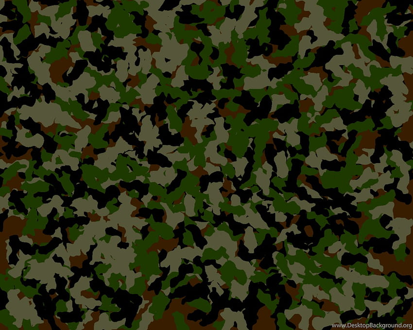 Camouflage, Art, Abstrait, Armée, Vert, Marron, Fond noir Fond d'écran HD