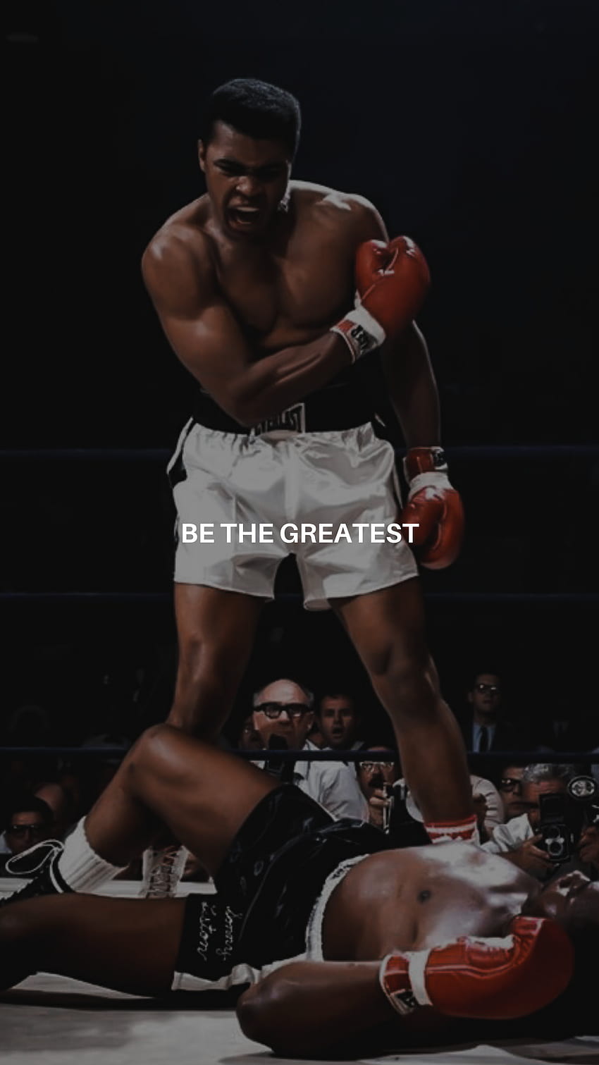 Muhammad Ali Motivacional fondo de pantalla del teléfono