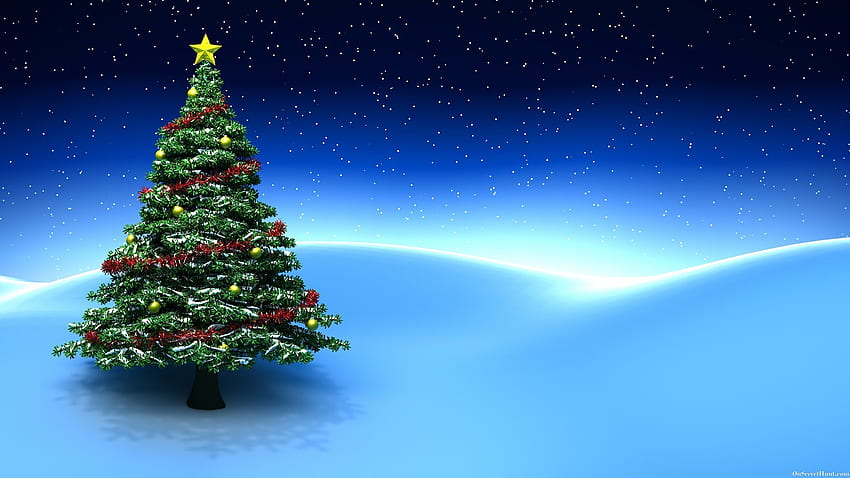 Christmas Tree Background HD wallpaper