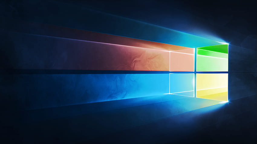 Windows 10 Hero with true color :, Rainbow Windows HD wallpaper