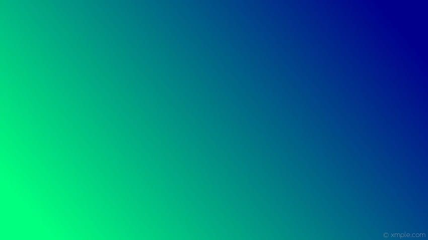 Dégradé linéaire vert bleu printemps vert foncé, dégradé bleu sarcelle Fond d'écran HD