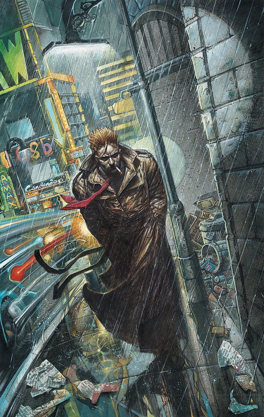 Comic Books Hell Blazer And Background, John Constantine HD phone wallpaper