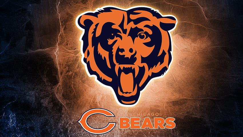 Wallpapers By Wicked Shadows: Chicago Bears 3D Logo Wallpaper