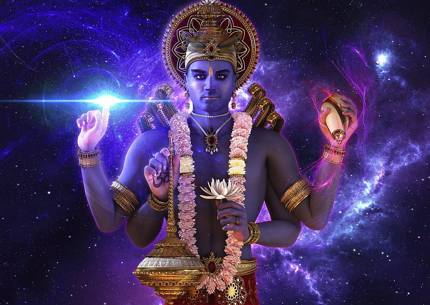 Кой отиде в Матхура? Шри Кришна или Бог Вишну? - Индия.. Духовно.. Социално.. Пътуване HD тапет