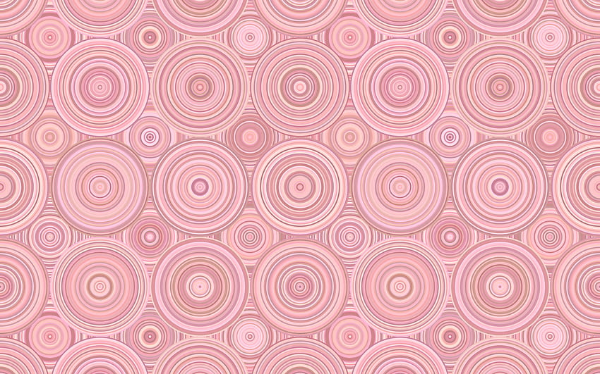 textura retrô rosa com círculos, fundo de círculos retrô, fundo retrô rosa, textura retrô para com resolução. Alta qualidade papel de parede HD