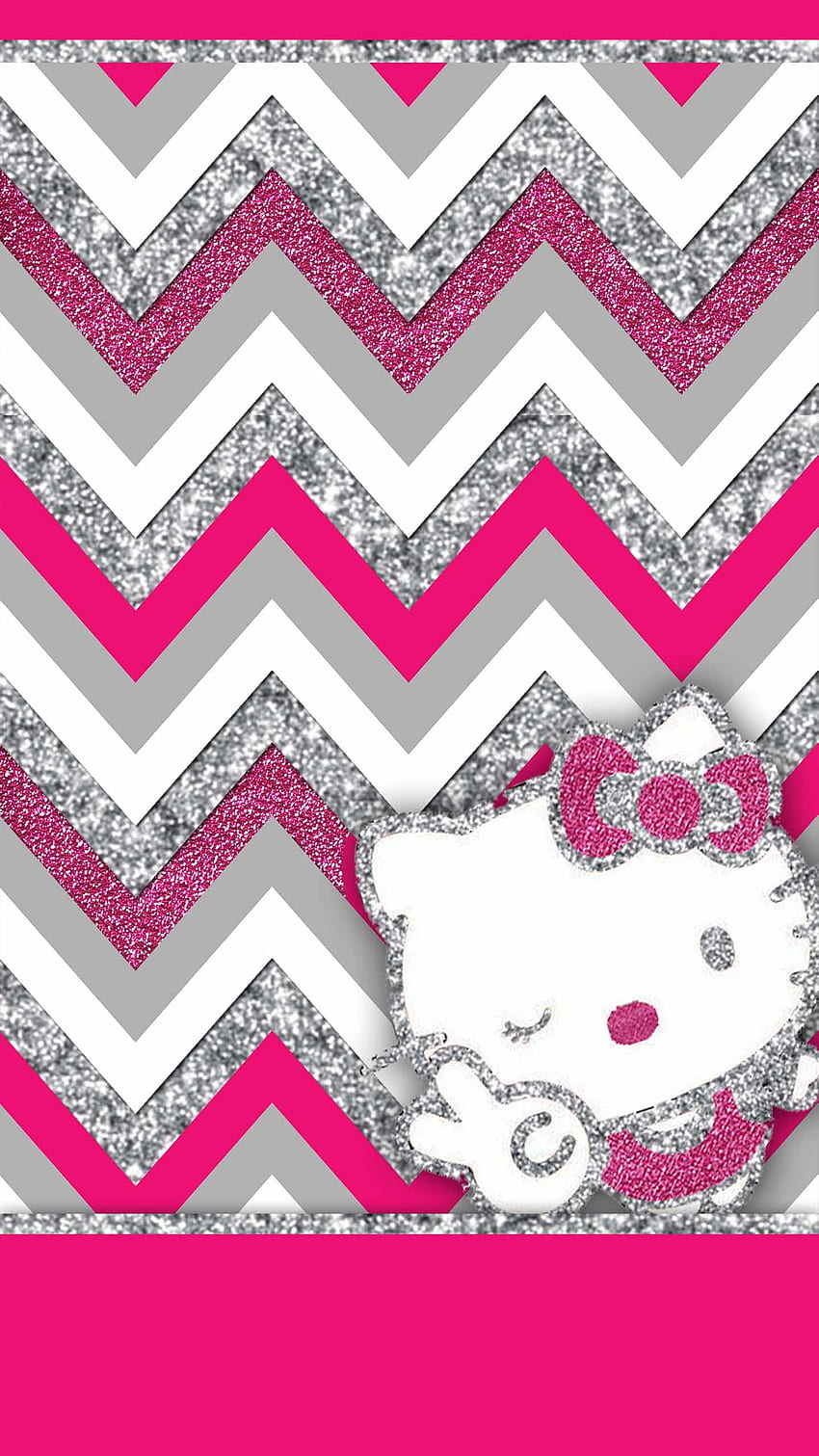 Pink and Silver Glitter pack including minnie mouse and hello kitty. Available for HD phone wallpaper