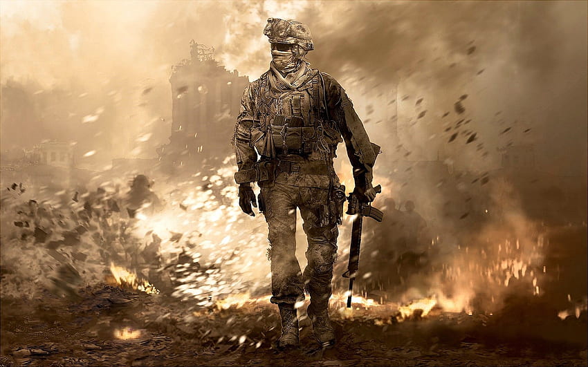 call of duty modern warfare 2 video games soldier war, Cod Soldier HD wallpaper