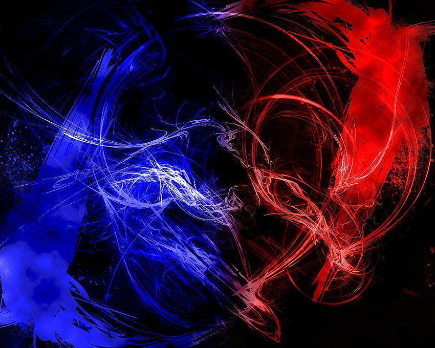 Red And Blue, Black Red Blue HD wallpaper