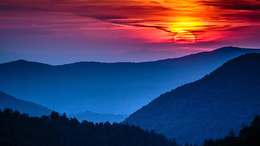 Great-Smoky-Mountains-Nationalpark HD-Hintergrundbild