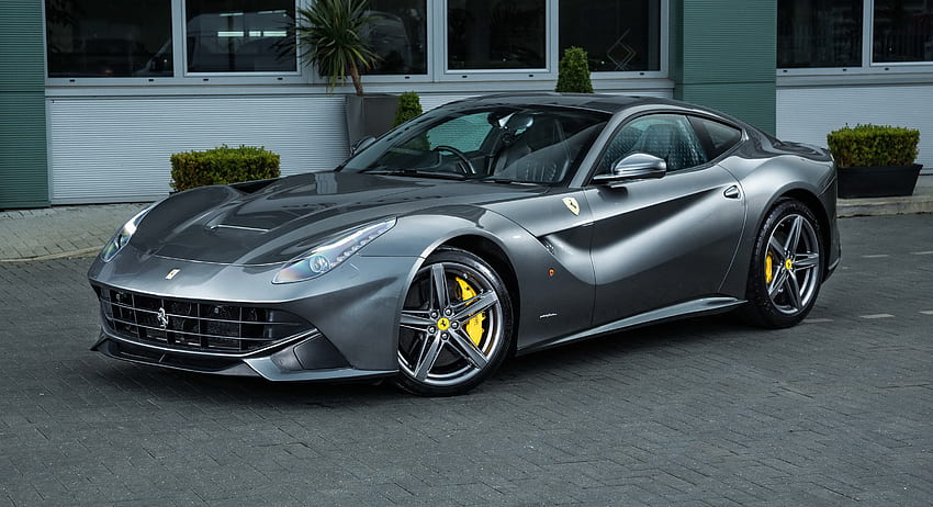 Grey, sports car, Ferrari f12berlinetta HD wallpaper