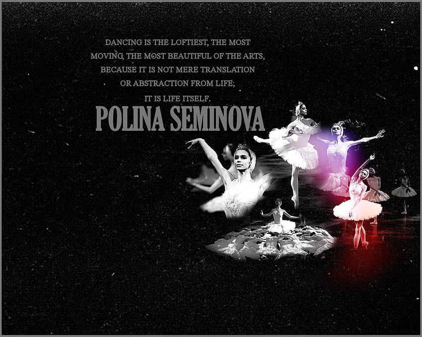 Полина Семинова, танц, изкуство, балет, красота HD тапет