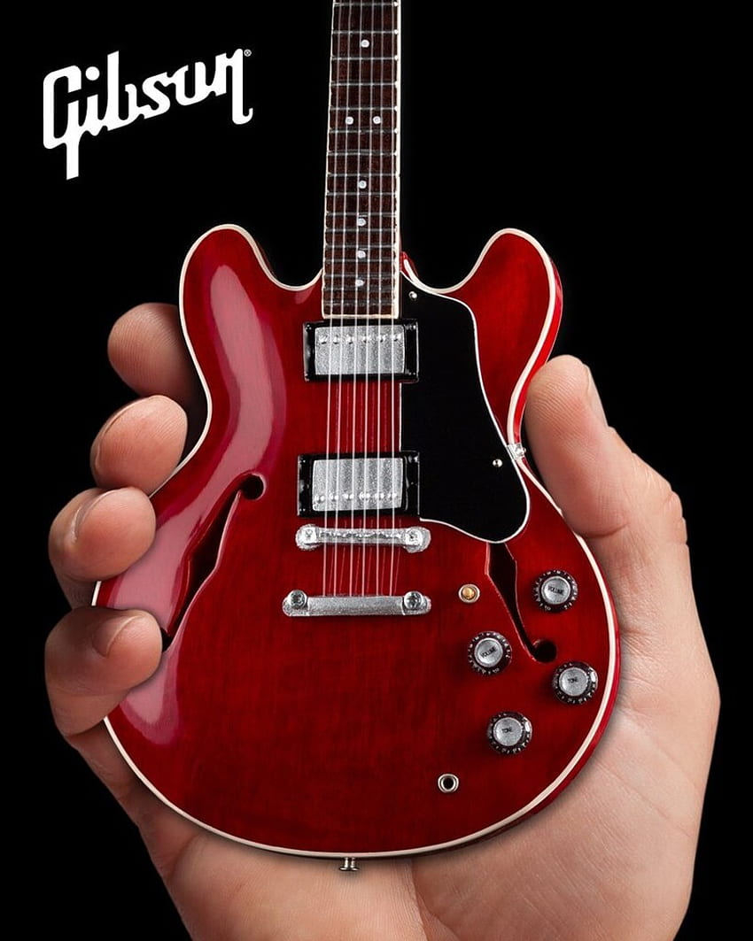 Gibson Es 335 Faded Cherry Red Mini Guitar Gibson Es 335 Faded Cherry Red Mini Guitar (Clcb). Doc's Record And Vintage, Gibson 335 HD phone wallpaper