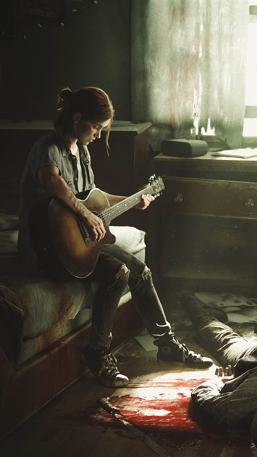 iPhone The Last Of Us, Part Ii, Girl, Guitar - Last Of Us 2 iPhone, Cool Guitar iPhone HD phone wallpaper