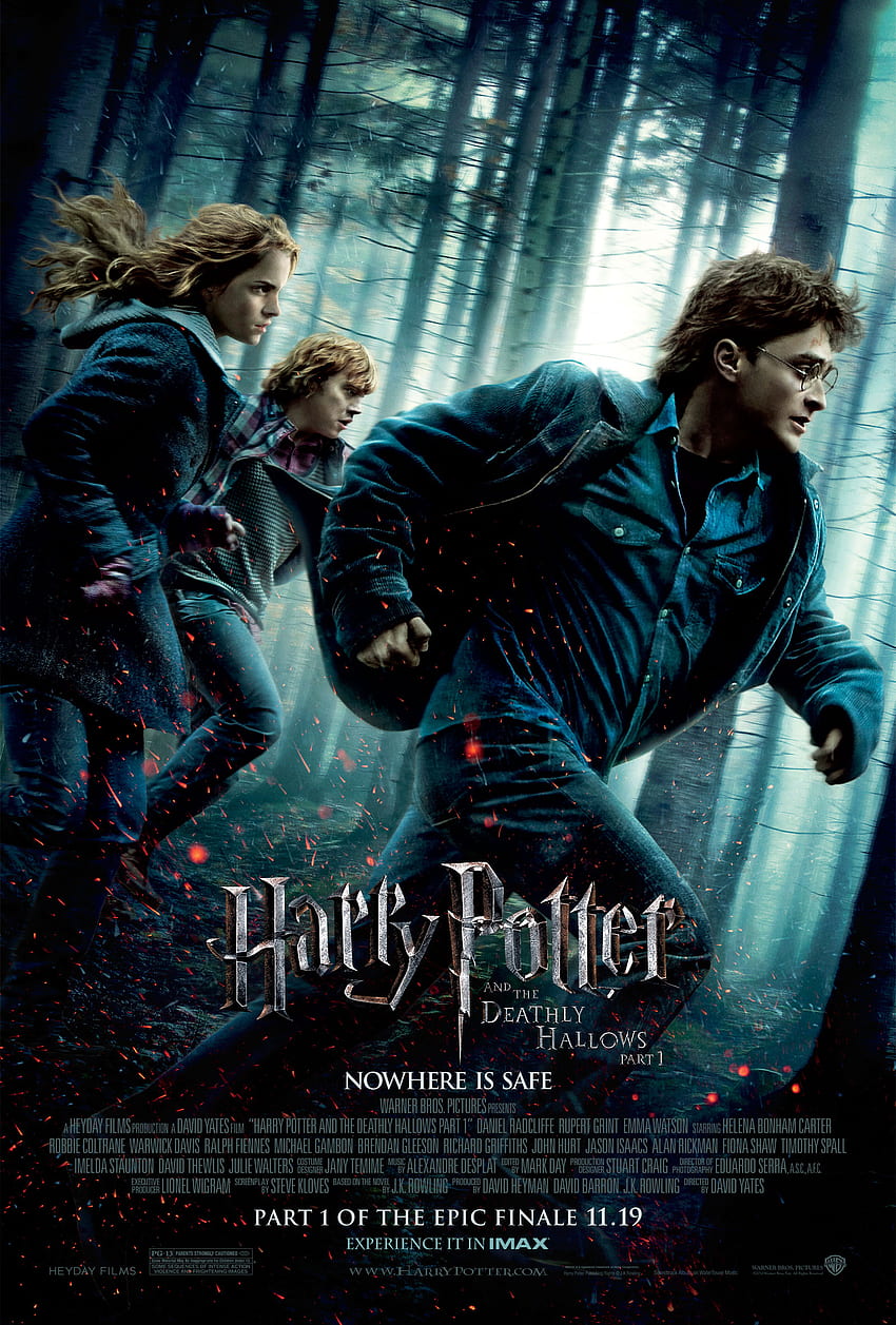 Póster de la película Harry Potter y las reliquias de la muerte, póster de Harry Potter fondo de pantalla del teléfono