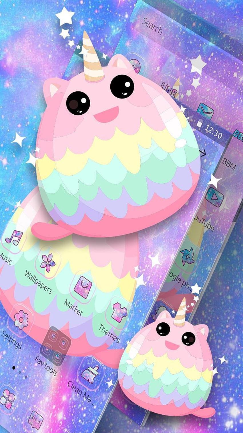 Glitter Rainbow Unicorn Bear Theme for Android HD phone wallpaper | Pxfuel
