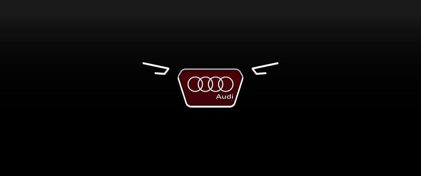 Audi Logo Background, Audi Rings HD wallpaper