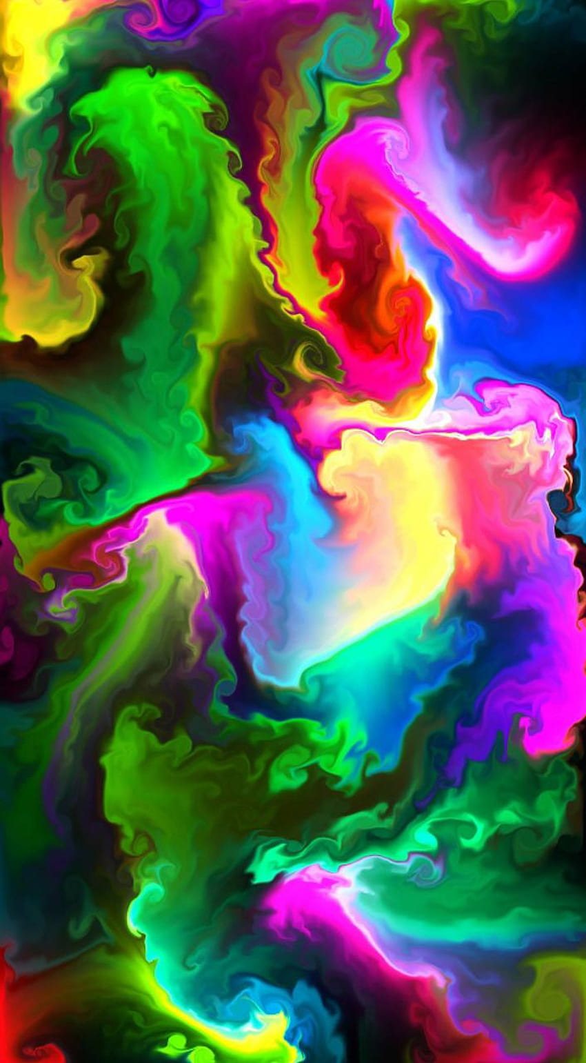 Color Explosion, Yellow Paint Explosion HD phone wallpaper