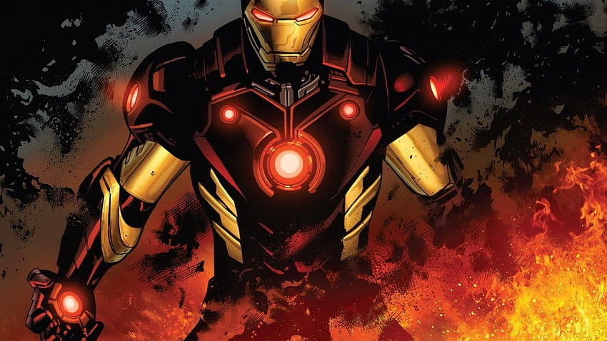 superhéroe, Marvel Comics, Iron Man, Tony Stark, captura de , computadora, personaje ficticio, cómic. Mocah, computadora del hombre rojo fondo de pantalla
