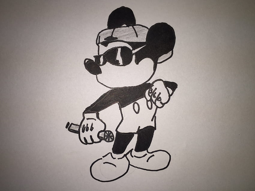 Collection of Dope Mickey Mouse Drawing. High quality, Mickey Mouse Dope Obey HD wallpaper