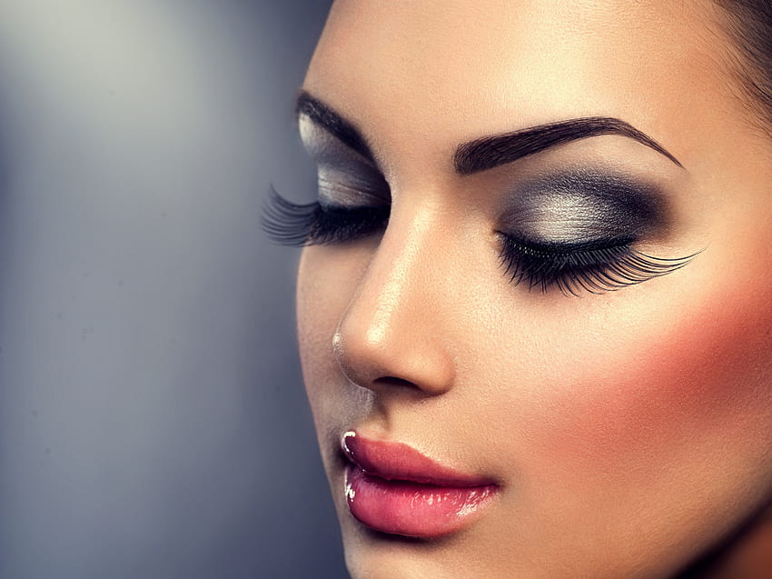 ღ, Woman, Face, Lips, Makeup HD wallpaper
