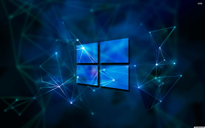 Windows 10, kare, noktalar, çizgiler, pencereler HD duvar kağıdı