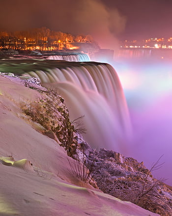 Niagara Falls at Night Ultra HD Desktop Background Wallpaper for 4K UHD TV   Widescreen  UltraWide Desktop  Laptop  Tablet  Smartphone