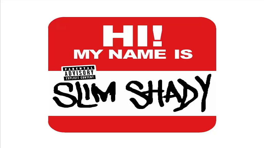Eminem Hi My Name Is Slim Shady - - - Astuce, Shady Records Fond d'écran HD