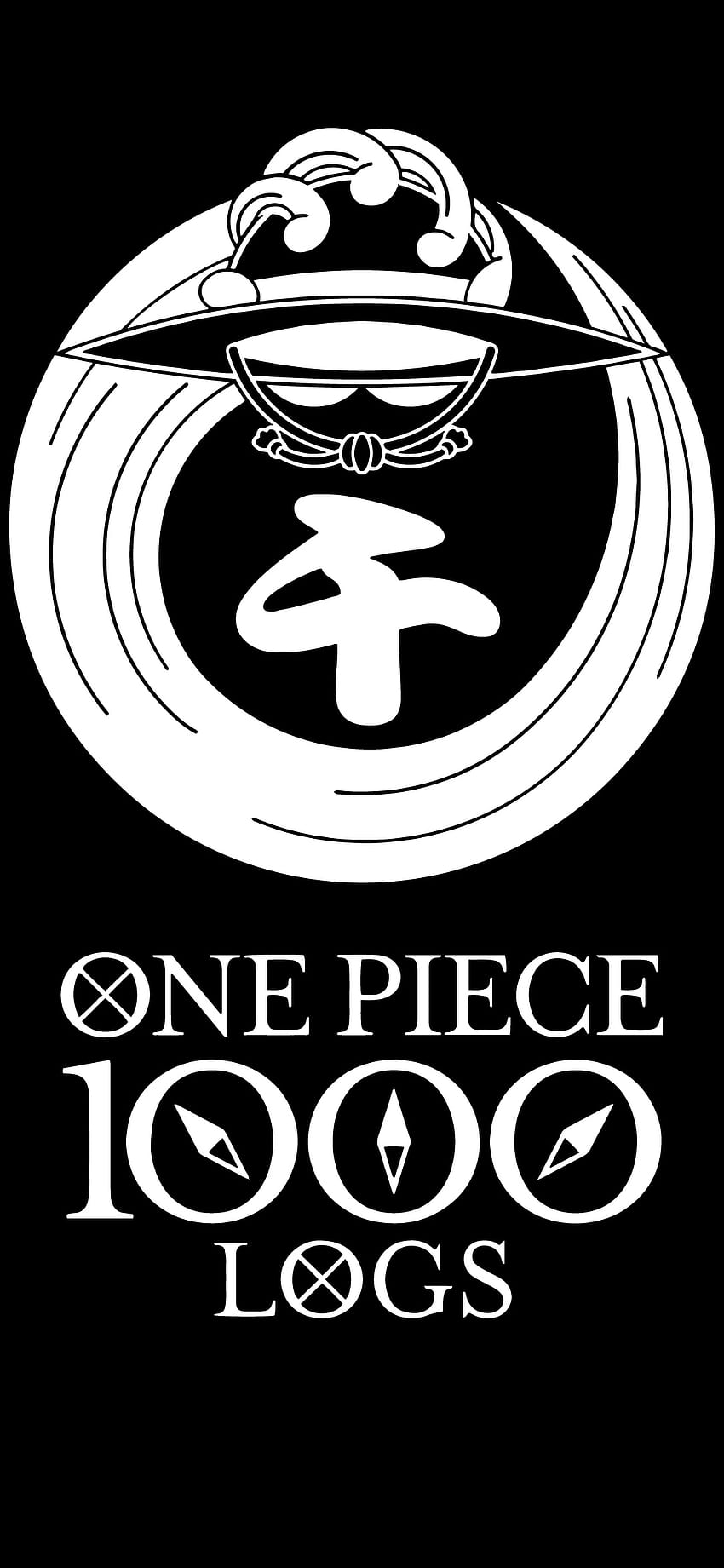 One Piece 1000, Luffy, Symbol, Hats, Icon, Logs, Flag HD phone wallpaper