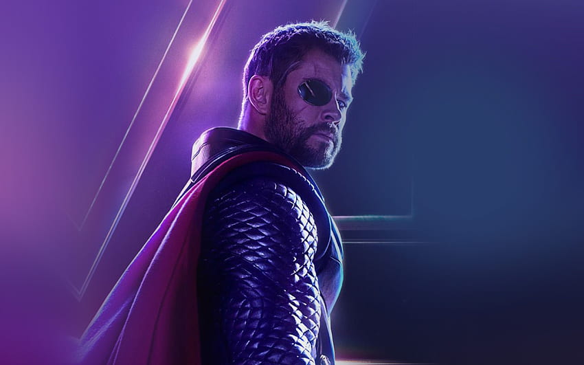 Thor Chris Avengers Held Infinitywar Filmkunst Marvel , Avengers Infinity War Thor HD-Hintergrundbild