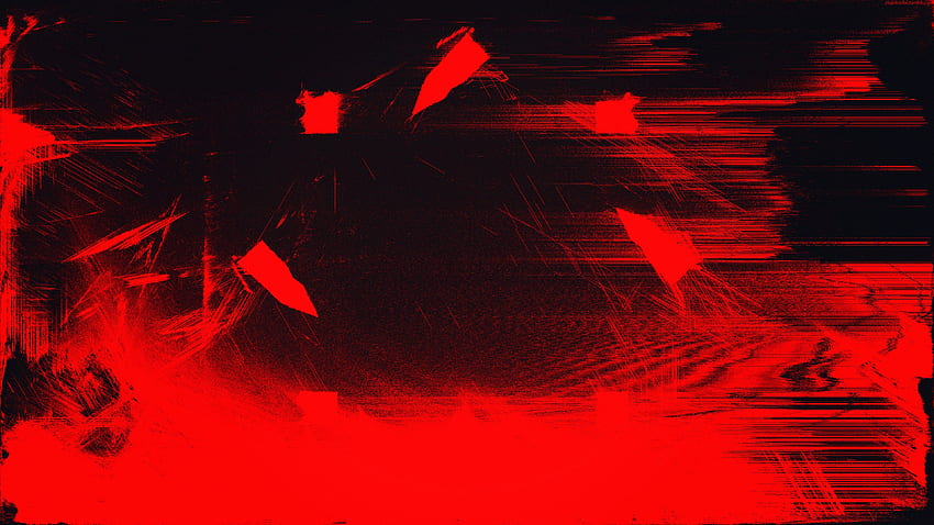 Red Glitch Art Abstract , Abstract , , , Background y fondo de pantalla