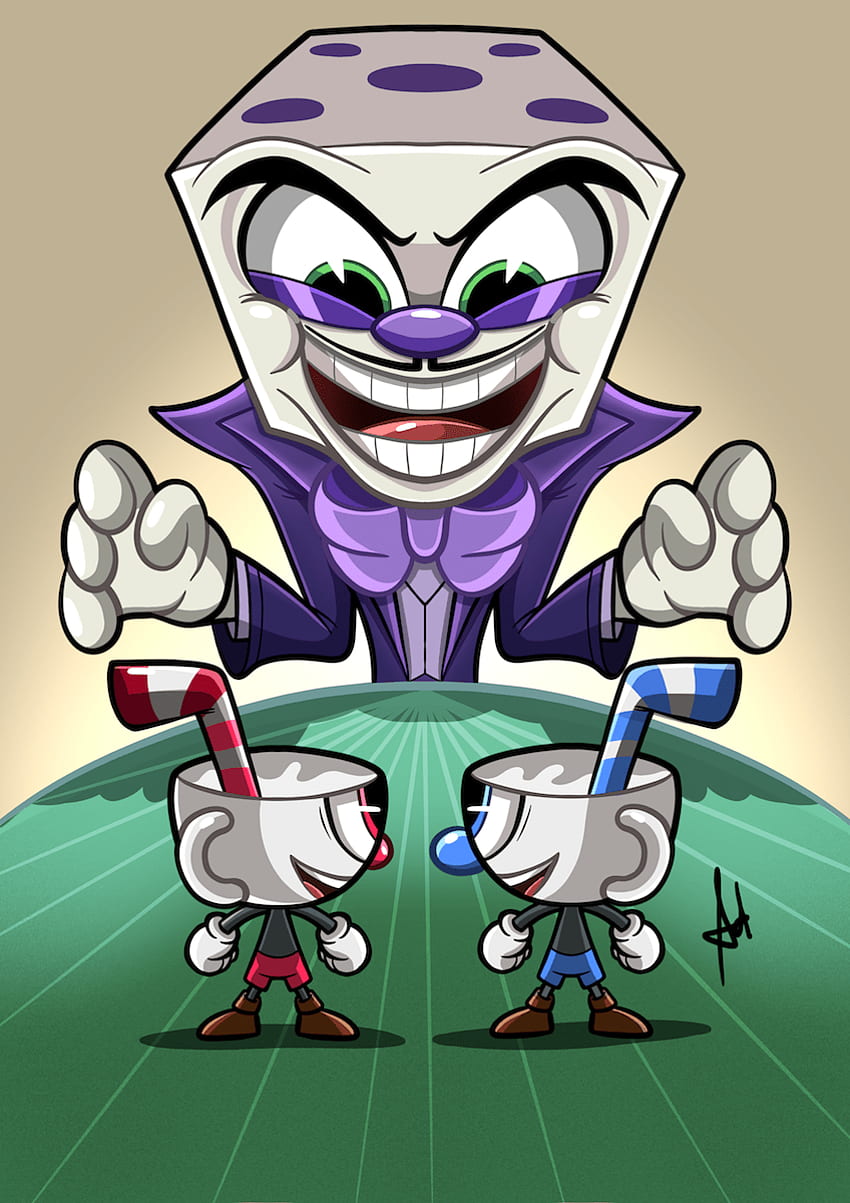The Cuphead Show Cuphead Mugman Miss Chalice Devil King Dice Elder Kettle  Edible Cupcake Topper Images ABPID55577 