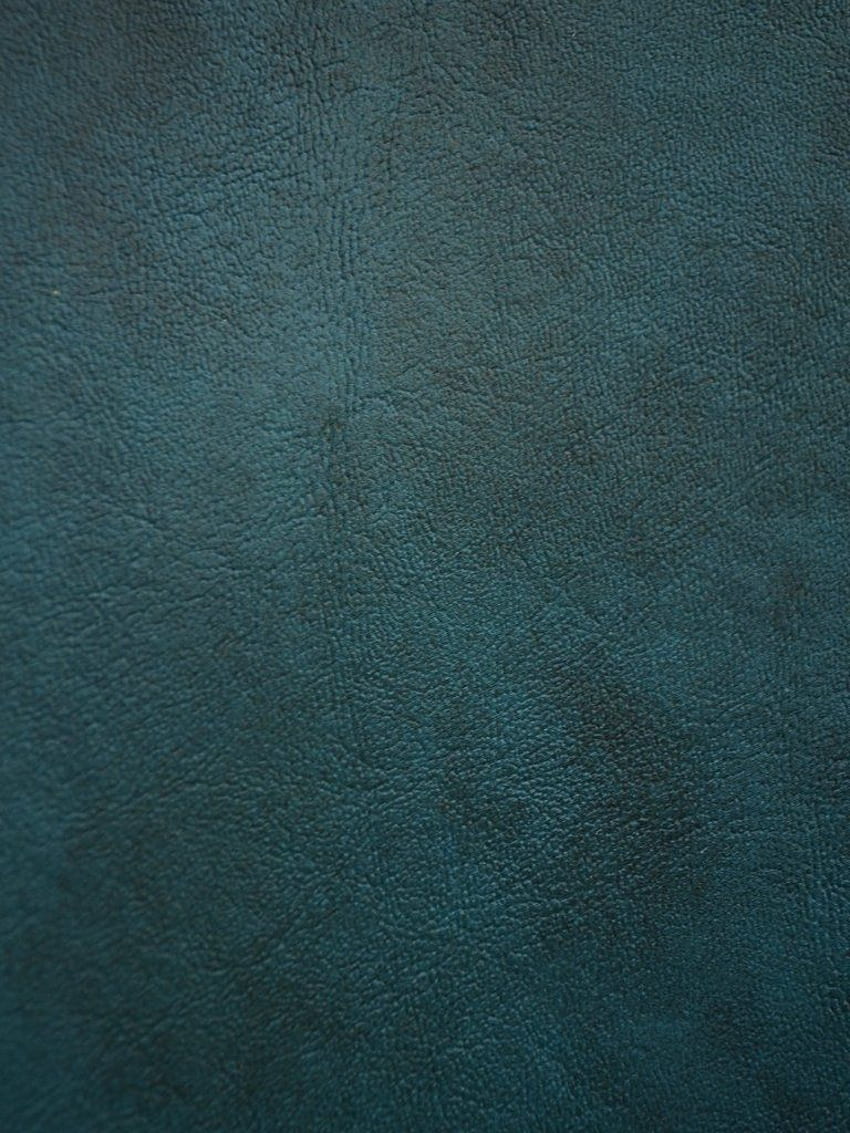 Blaugrüne Lederstruktur, grünes Leder HD-Handy-Hintergrundbild