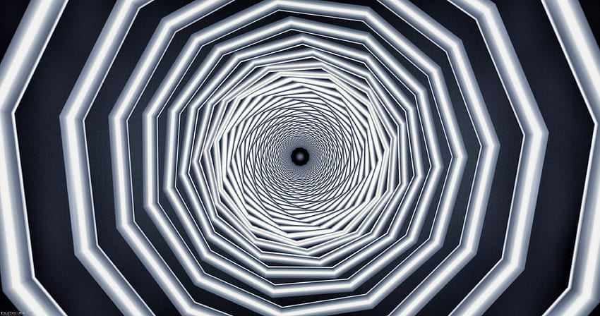 Swirling, Abstract, Fractal, Spiral, Perspective, Prospect, Involute, Geometry HD wallpaper
