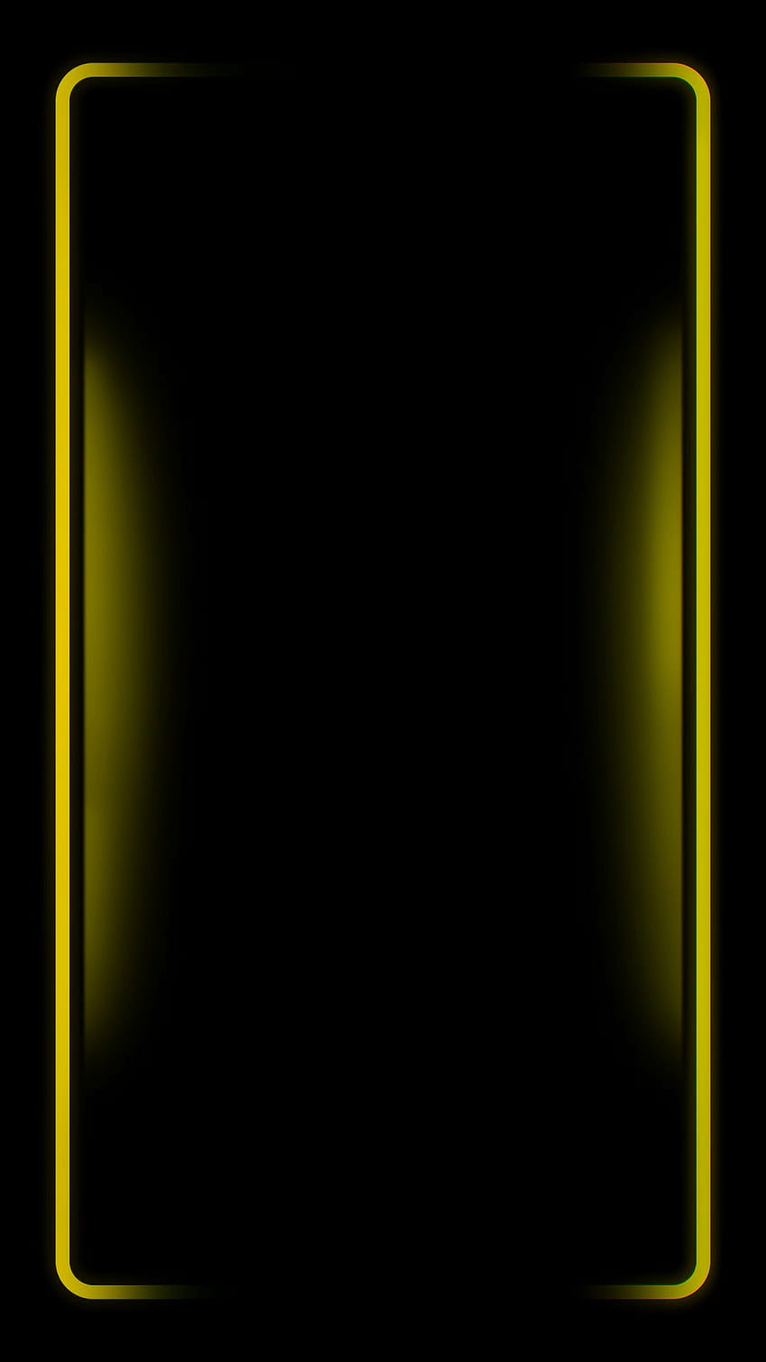 Borda amarela, luz, design, resumo Papel de parede de celular HD