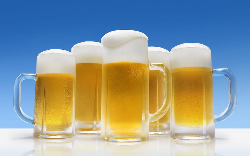 Spumeggiante sormontato birra Still Life, astratto, vita, bicchieri, birra, grappolo, ancora, liquido Sfondo HD