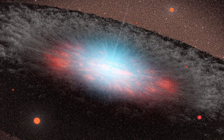 Quasar Full and Background, Black Hole Quasar HD wallpaper