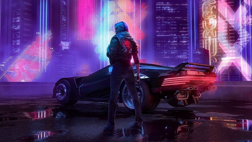 Cyberpunk 2077, Neon, Cosplay, , Creative Graphics, Gaming Neon HD wallpaper