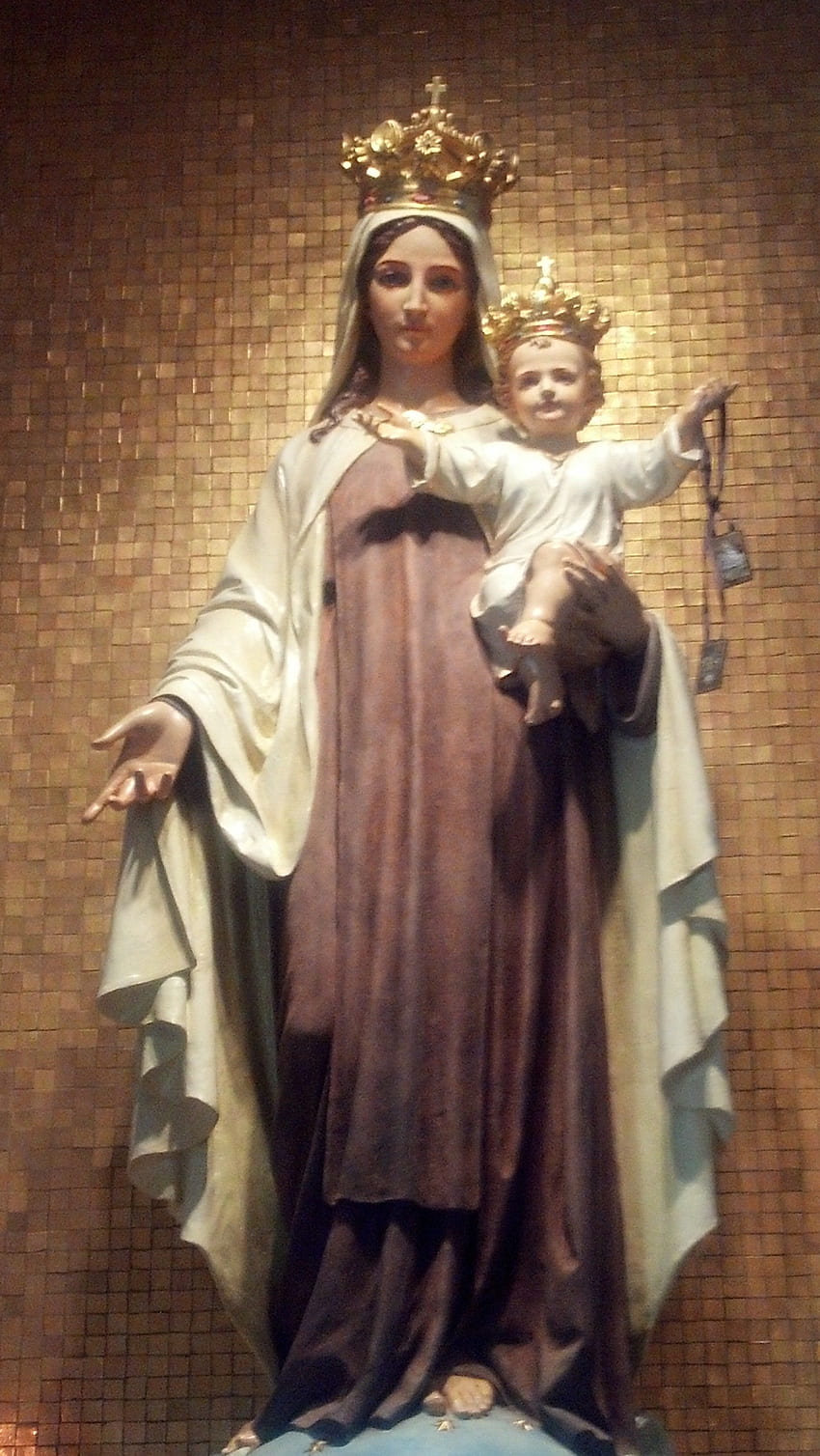 Mother Mary With Jesus - Mary Mother Of Carmel HD phone wallpaper | Pxfuel