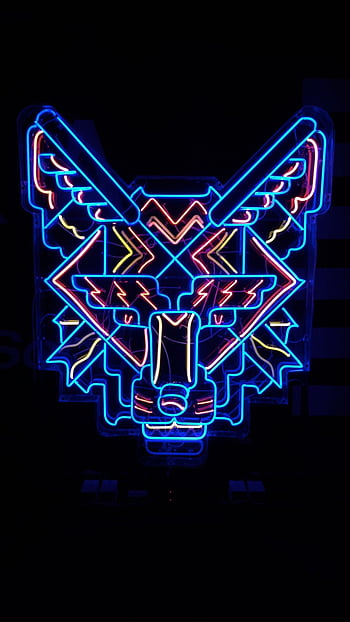 Neon lion for android HD wallpapers | Pxfuel