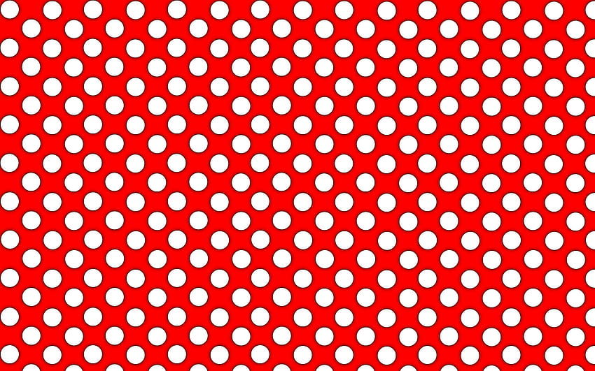 Картичка на точки: за Gt Red Polka Dots. HD тапет