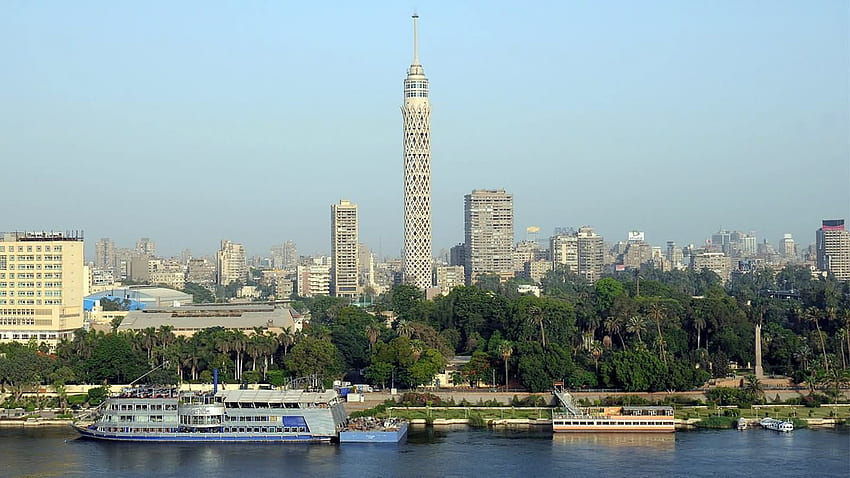 Most Beautiful And Of Cairo Tower, Egypt, Cairo Skyline HD wallpaper
