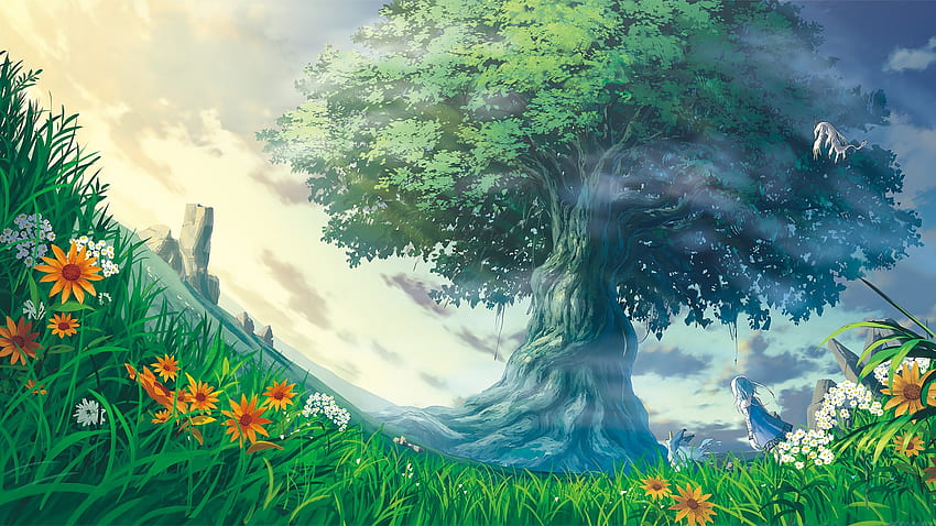 World Tree , Fantasy Tree HD wallpaper