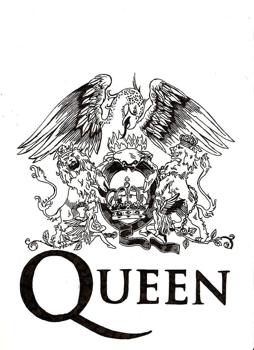 Queen logo. Queen tattoo, Queen art, Queen band HD phone wallpaper